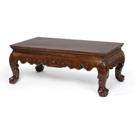 19th Century Chinese Hongmu Table. Qing Dynasty.